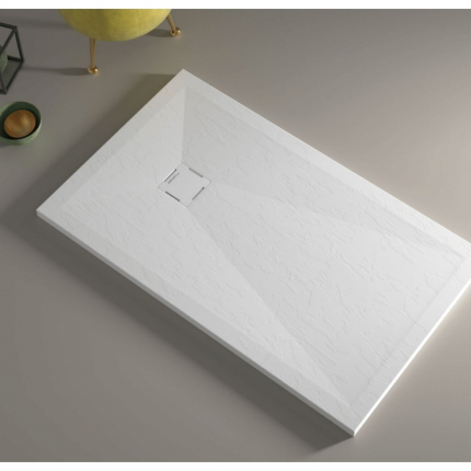 Piatto doccia rettangolare 80x120 colore bianco finitura liscia prezzi  convenienti
